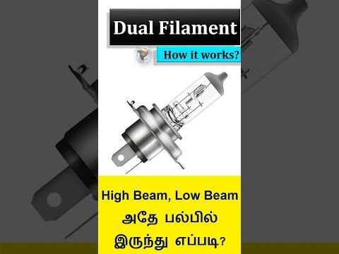 Headlamp low and high beam