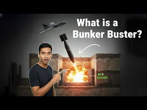 The Science of Bunker Busters | 200 அடி வரை ஊடுருவும் பலம்!"