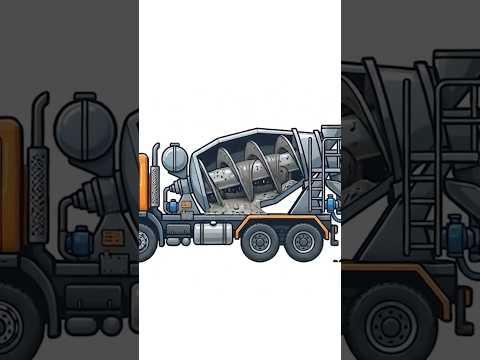 How Concrete Truck Works?  #concrete