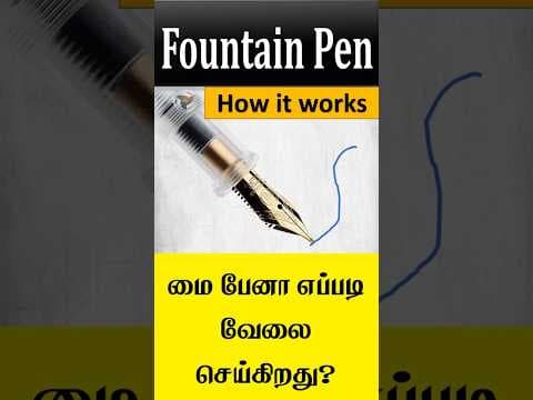 How fountain pen works